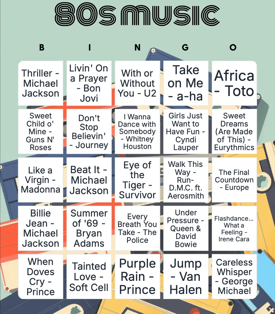 Music Bingo 4